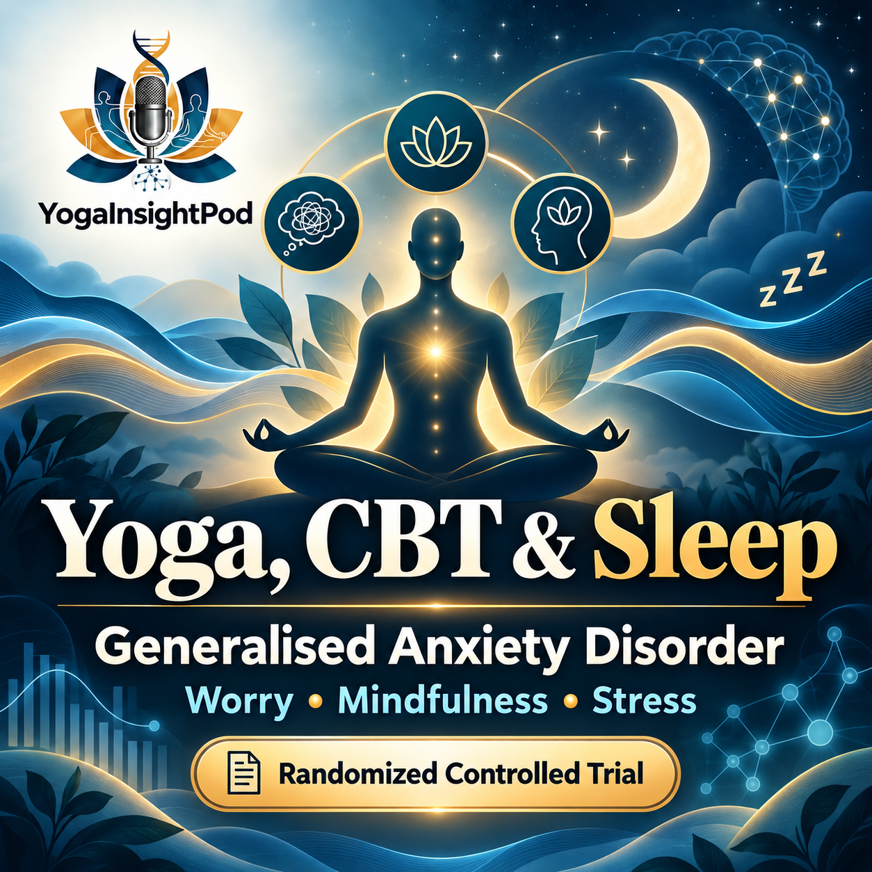 Effect of cognitive behavioural therapy and yoga for generalised anxiety disorder on sleep quality in a randomised controlled trial: the role of worry, mindfulness, and perceived stress as mediators